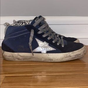 Navy suede Golden Goose Sneakers